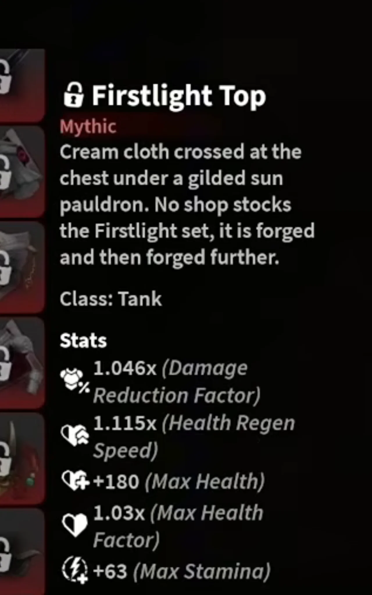 Firstlight Top item card