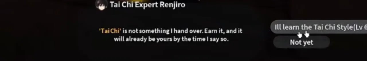 Renjiro's offer with the accept button