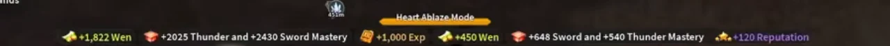 Reward toasts where the weapon mastery number is higher