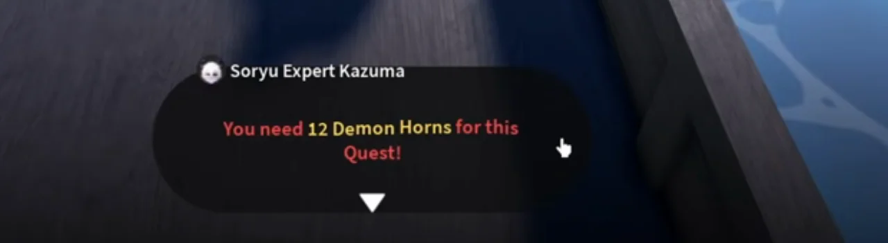 Kazuma's warning about Demon Horns