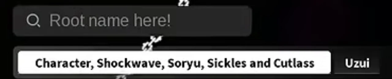 A search box above the tree's tab labels