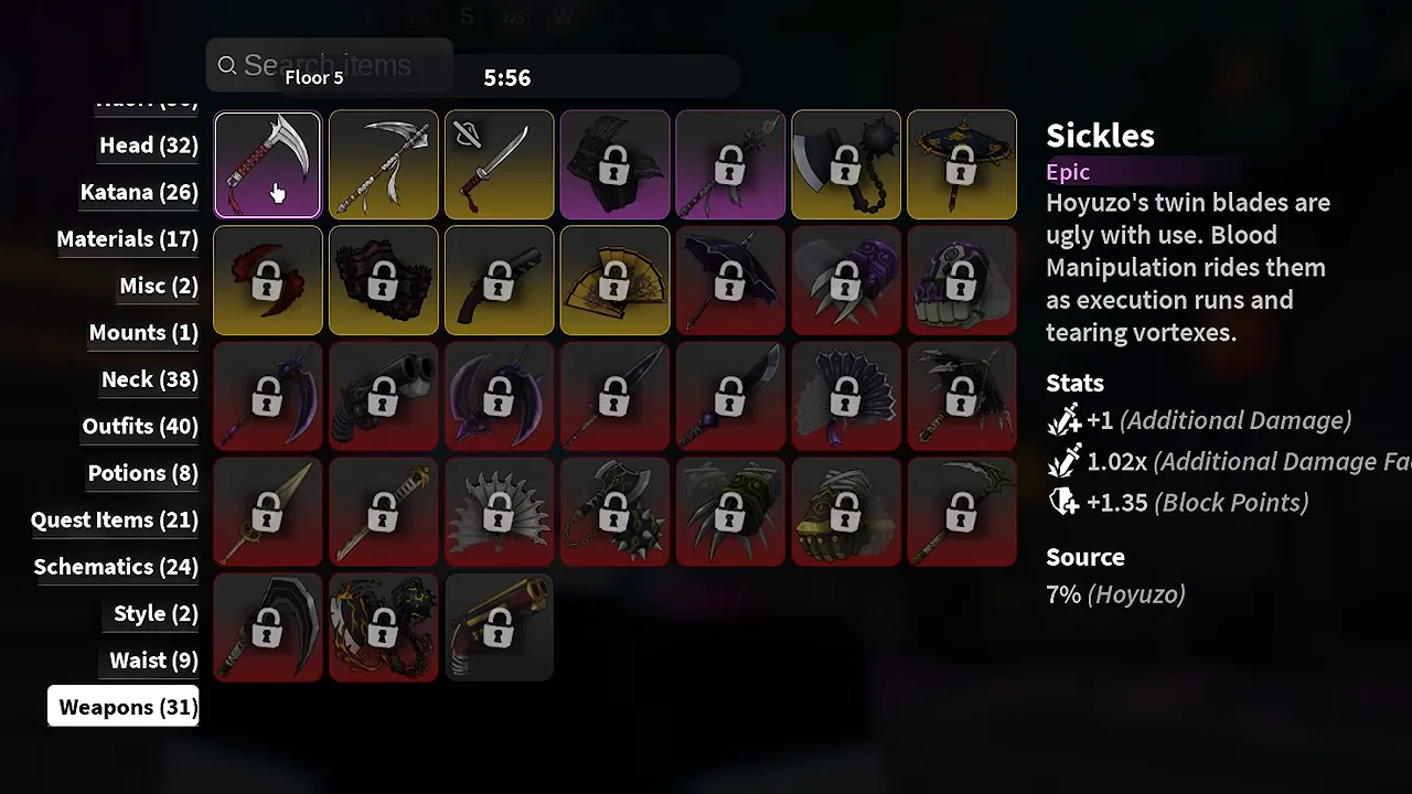 An Archives card for the Sickles with its stats and one source